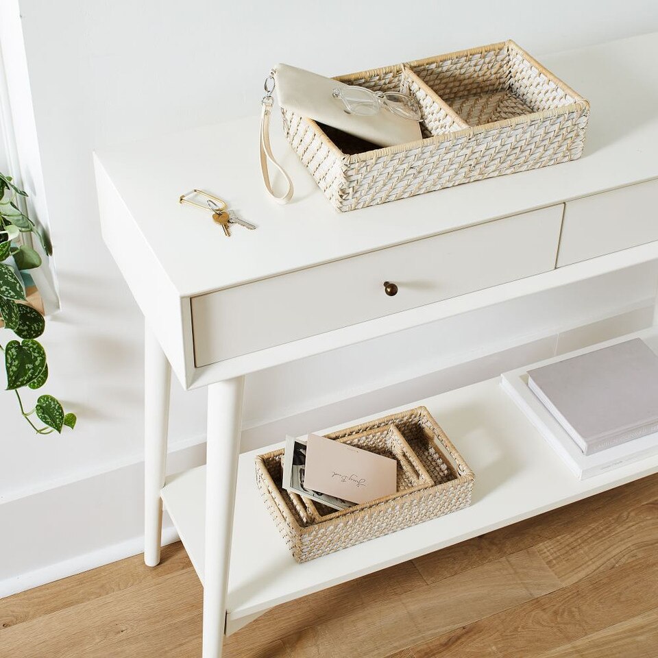 Modern Weave Storage Bin West Elm UK